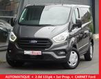 Ford Transit Custom 2.0D*Automaat* TVAC 1st Propr. VLEES, Te koop, Zilver of Grijs, Transit, Automaat