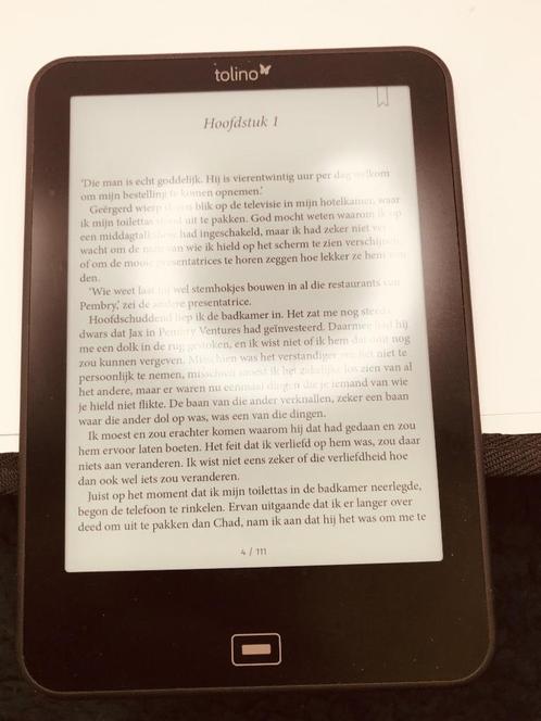 E-Reader Tolino Vision 4 HD met LICHT +books  touchscreen +, Computers en Software, E-readers, Gebruikt, Touchscreen, Ophalen of Verzenden