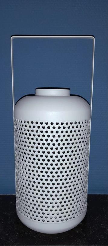 Lanterne moderne gris matt avec bougie neuf a saisir ️️️↙️ beschikbaar voor biedingen