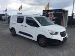 opel combo l2 100pk 2021 dubbel/cabine 5plaatsen 11650e ex, Auto's, Bestelwagens en Lichte vracht, Stof, Wit, Bedrijf, 1050 kg