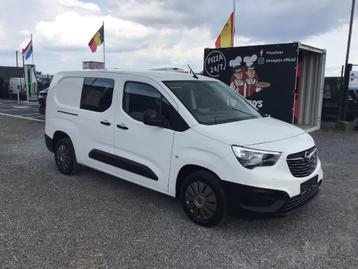 opel combo l2 100pk 2021 dubbel/cabine 5plaatsen 11650e ex, 100 kW, Achat, Euro 6, Entreprise