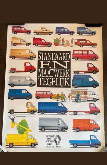 Grote poster voor nutsvoorzieningen van Renault  beschikbaar voor biedingen