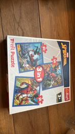 Marvel spiderman puzzels 3in1 3+, Kinderen en Baby's, Ophalen of Verzenden, Gebruikt