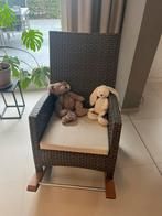 Schommelstoel, Huis en Inrichting, Riet of Rotan, Bruin, Zo goed als nieuw, Eén