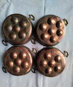 Set of french vintage Copper Pots for Snails, Enlèvement ou Envoi