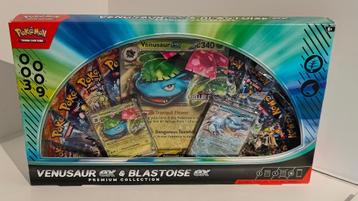 Pokémon TCG Venusaur ex & Blastoise ex Premium Collection beschikbaar voor biedingen
