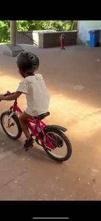 Vélo enfant ( fille ) rose et blanc., Vélos & Vélomoteurs, Vélos | Vélos pour enfant, Enlèvement, Utilisé, 16 à 20 pouces