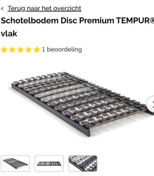 Bijna nieuwe Tempur Arc schotelbodems 2 stuks 90x200 cm., Huis en Inrichting, Slaapkamer | Matrassen en Bedbodems, Zo goed als nieuw