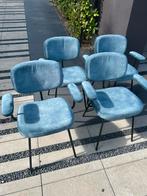 4 stoelen, Enlèvement, Comme neuf, Bleu, Quatre