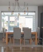 Houten tafel + 6 stoelen, Ophalen
