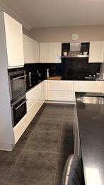 Witte glanslak keuken, Huis en Inrichting, Ophalen, Gebruikt, Wit, Hoekkeuken