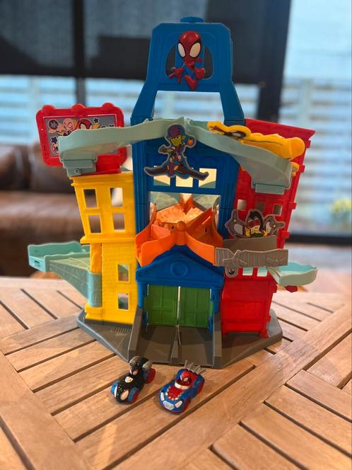 Spidey & Friends racetoren., Kinderen en Baby's, Speelgoed | Racebanen, Ophalen