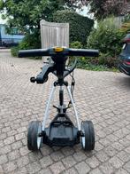Golftrolley Powacaddy elektrisch 27 holes batterij, Sport en Fitness, Golf, Ophalen, Gebruikt