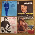 4 disques vinyls 45t Adamo excellent état, Ophalen of Verzenden