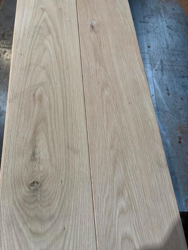 Massief eiken parket 62m2, Doe-het-zelf en Bouw, Vloerdelen en Plavuizen, Zo goed als nieuw, Parket, Ophalen of Verzenden