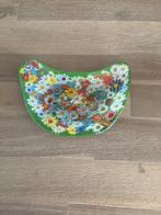 Plat fleurs en forme de poule, Maison & Meubles, Cuisine | Vaisselle, Enlèvement ou Envoi, Comme neuf, Verre, Autres styles