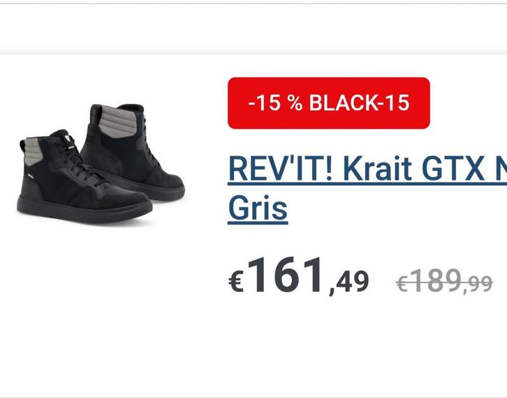 Revit Ktrait GTX Gore Tex motorschoen maat 45, Motoren, Kleding | Motorkleding, Laarzen, Heren, Tweedehands, Ophalen