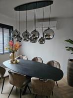 Deens ovale tafel set, Huis en Inrichting, Ophalen, Eikenhout, 50 tot 100 cm, Zo goed als nieuw