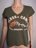 Only t-shirt (V-hals), Maat 42/44 (L), Ophalen of Verzenden, Korte mouw, Groen