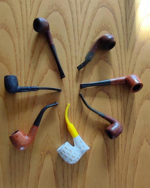 Belles pipes anciennes de marques - Real Briar, Buckingham,, Collections, Articles de fumeurs, Briquets & Boîtes d'allumettes