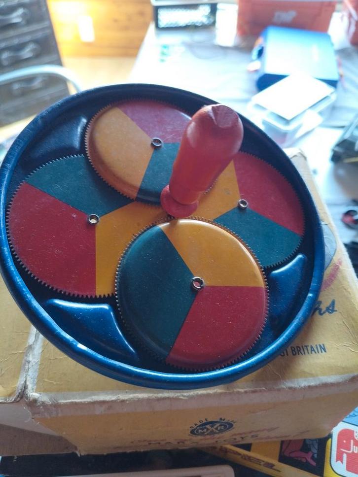 Vintage Louis Marx “Rainbow Top” (jaren 1950), Antiek en Kunst, Antiek | Speelgoed, Ophalen of Verzenden