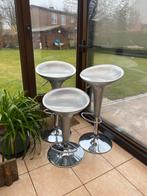 Ensemble de tabourets de bar, 3 tabourets, Métal, Comme neuf, 60 à 90 cm