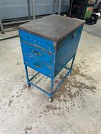 Blauwe werkkast, Doe-het-zelf en Bouw, Werkbanken, Ophalen, Gebruikt, Minder dan 70 cm