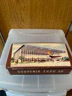 Boîte en métal souvenir Expo 58 superchocolat Jacques, Verzamelen, Blikken, Ophalen of Verzenden