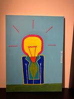 Prachtig modern schilderij geïnspireerd op Edison., Ophalen of Verzenden