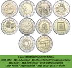 2 euro herdenkingsmunten Malta, 2 euro, Malta, Verzenden