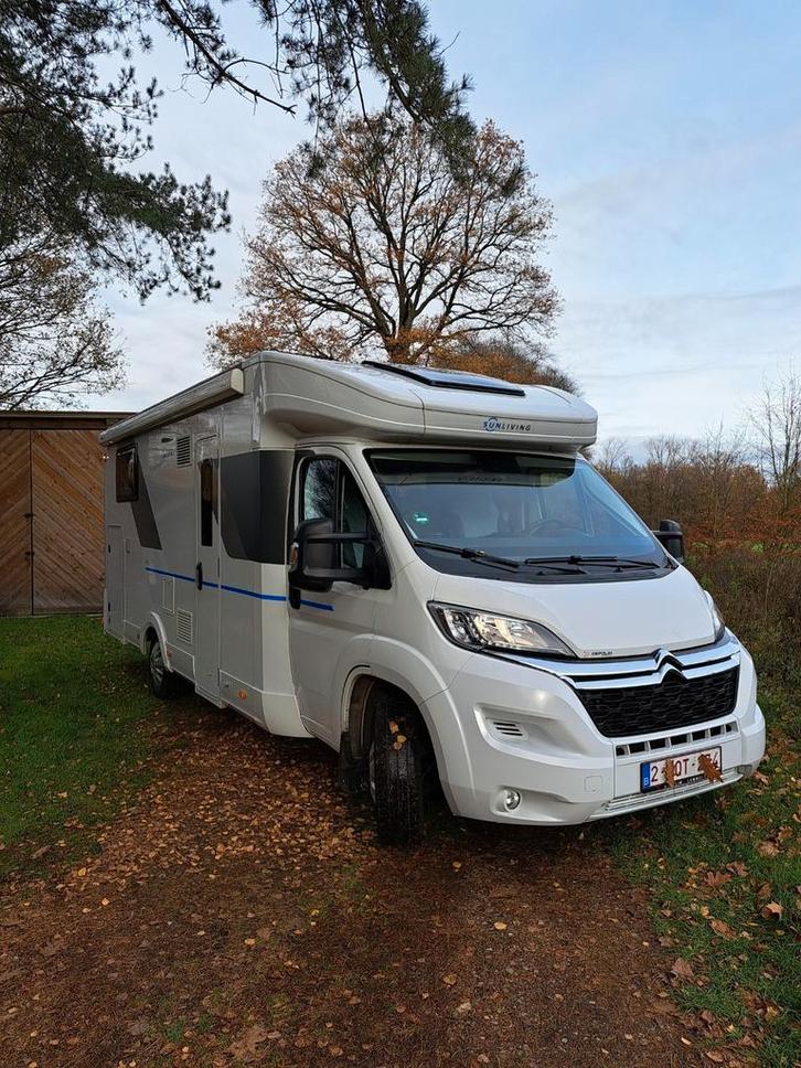 adria sunliving S 75 SL LENGTE BEDDEN, Caravans en Kamperen, Overige Caravans en Kamperen, Ophalen