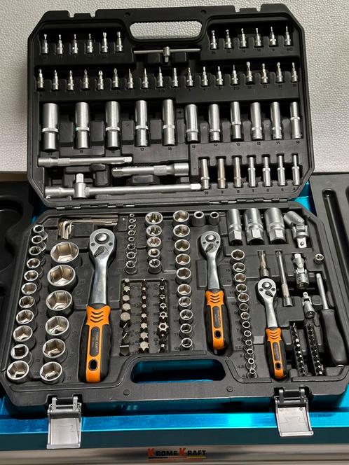 NIEUW Gereedschapkoffer - 171 stuks - Chrome Vanadium, Auto diversen, Autogereedschap, Nieuw, Ophalen of Verzenden