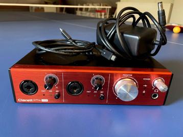 Prijsdaling - Focusrite Clarett 2Pre USB Interface - Nu €150 beschikbaar voor biedingen