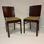 Houten stoelen met vering, Ophalen of Verzenden