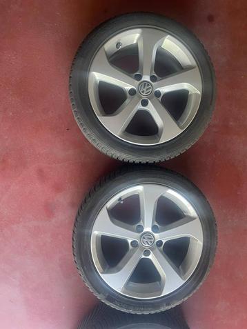 Velg met hankook winterband maat 225/45R17 91H beschikbaar voor biedingen