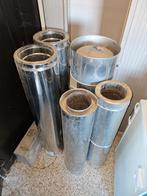 Dubbelwandige schouw 180mm, Doe-het-zelf en Bouw, Buizen en Afvoer, Ophalen, Inox