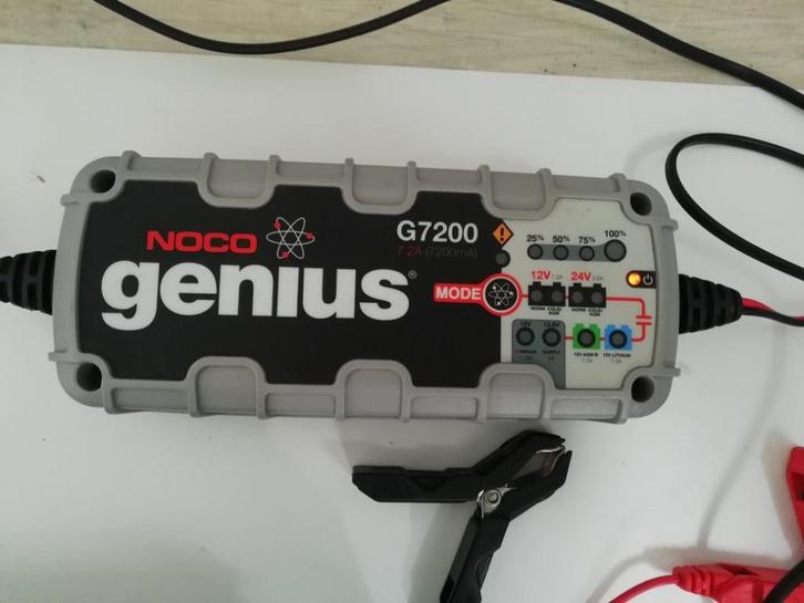 Chargeur de batterie NOCO Genius G7200 lithium 12/24V, Auto-onderdelen, Accu's en Toebehoren, Ophalen