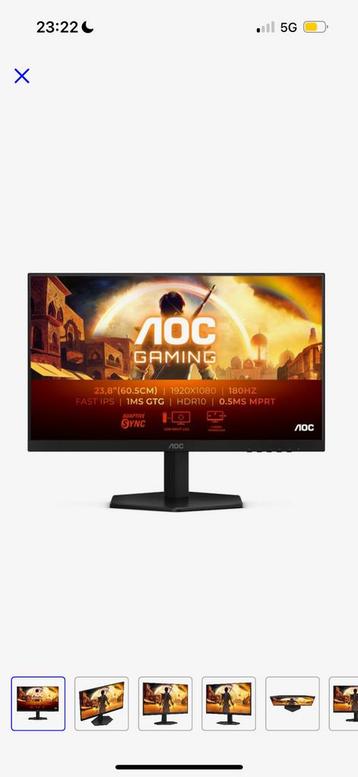 Moniteur 180 Hz, Informatique & Logiciels, Moniteurs, HDMI, IPS, Moins de 1 ms, 151 à 200 Hz