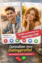 Meer matches op Tinder of Bumble – prof. feedback, Diensten en Vakmensen, Persoonlijke ontwikkeling