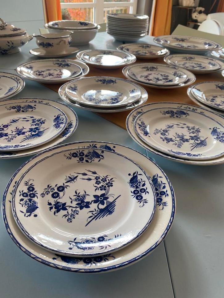 Service Boch Grand Bouquet, Antiek en Kunst, Antiek | Servies compleet, Ophalen