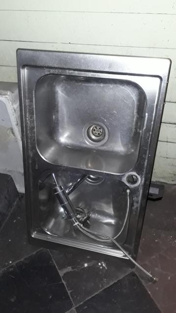 Evier double bac inox SMEG 80x40 cm beschikbaar voor biedingen