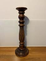 Bougeoir en bois 45cm, Enlèvement, Comme neuf, Bois