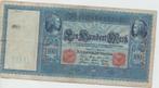100 Mark 1910, Postzegels en Munten, Bankbiljetten | Europa | Niet-Eurobiljetten, Los biljet, Duitsland, Ophalen of Verzenden