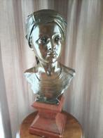 Antiek apart brons beeld gesigneerd,, Antiek en Kunst, Ophalen