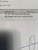 Mazoutpomp ASV 47D voor mazoutbrander, Ophalen, Nieuw, Cv-ketel of Combi-ketel