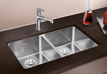 Dubbele spoelbak RVS 340/340-U onderbouw, Enlèvement, Neuf