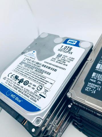 Set van 2,5 - 1 TB harde schijven beschikbaar voor biedingen