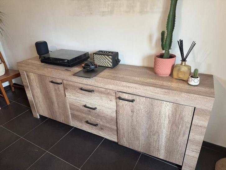 Eetkamer kasten, Maison & Meubles, Armoires | Penderies & Garde-robes, Utilisé, 100 à 150 cm, 150 à 200 cm, 25 à 50 cm, Avec tiroir(s)