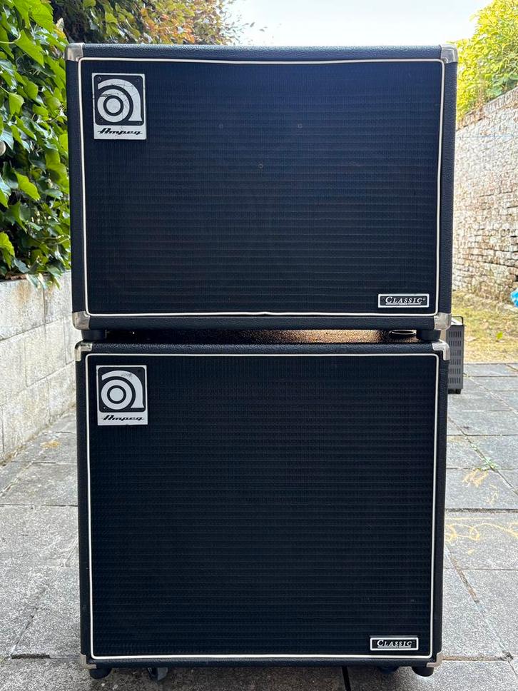 Set AMPEG SVT - Ampli + baffles, Musique & Instruments, Amplis | Basse & Guitare, Utilisé, Enlèvement