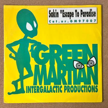 DJ Sakin - Escape To Paradise (Green Martian, 1997) beschikbaar voor biedingen